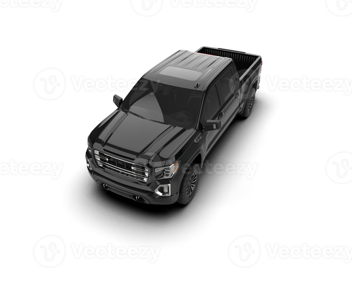 Pickup truck isolated on background. 3d rendering - illustration png