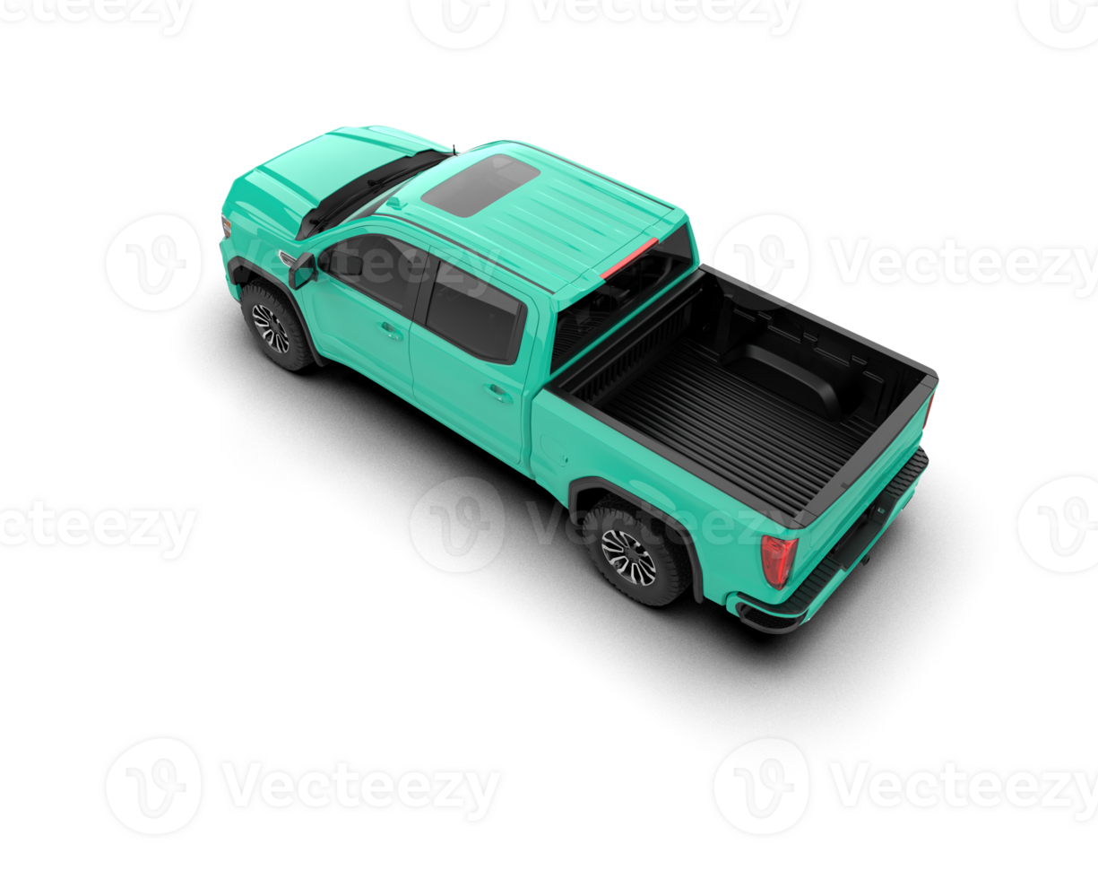 Pickup truck isolated on background. 3d rendering - illustration png