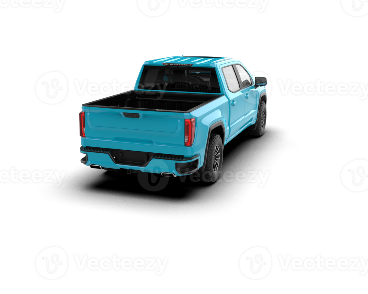 Pickup truck isolated on background. 3d rendering - illustration png