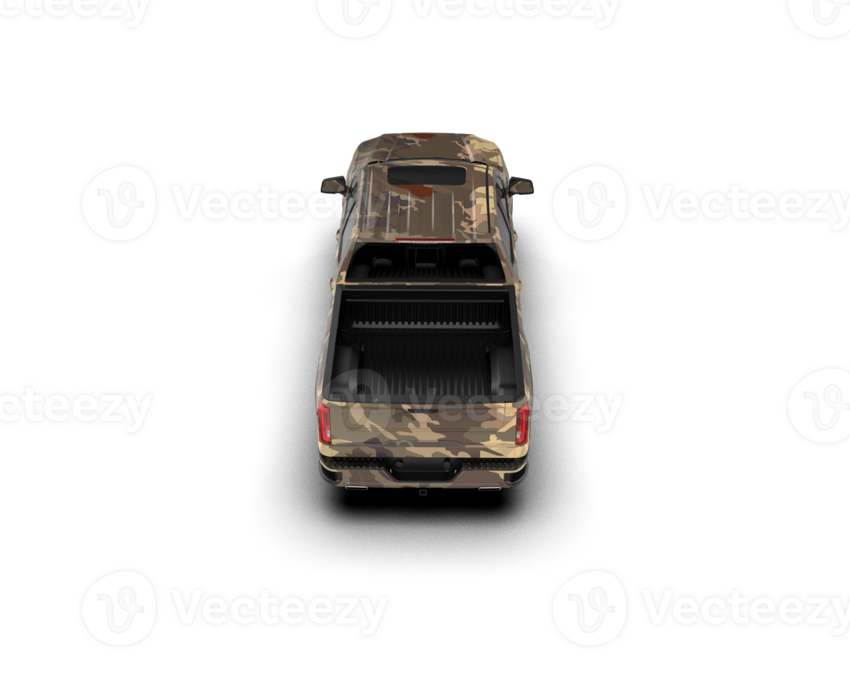 Pickup truck isolated on background. 3d rendering - illustration png