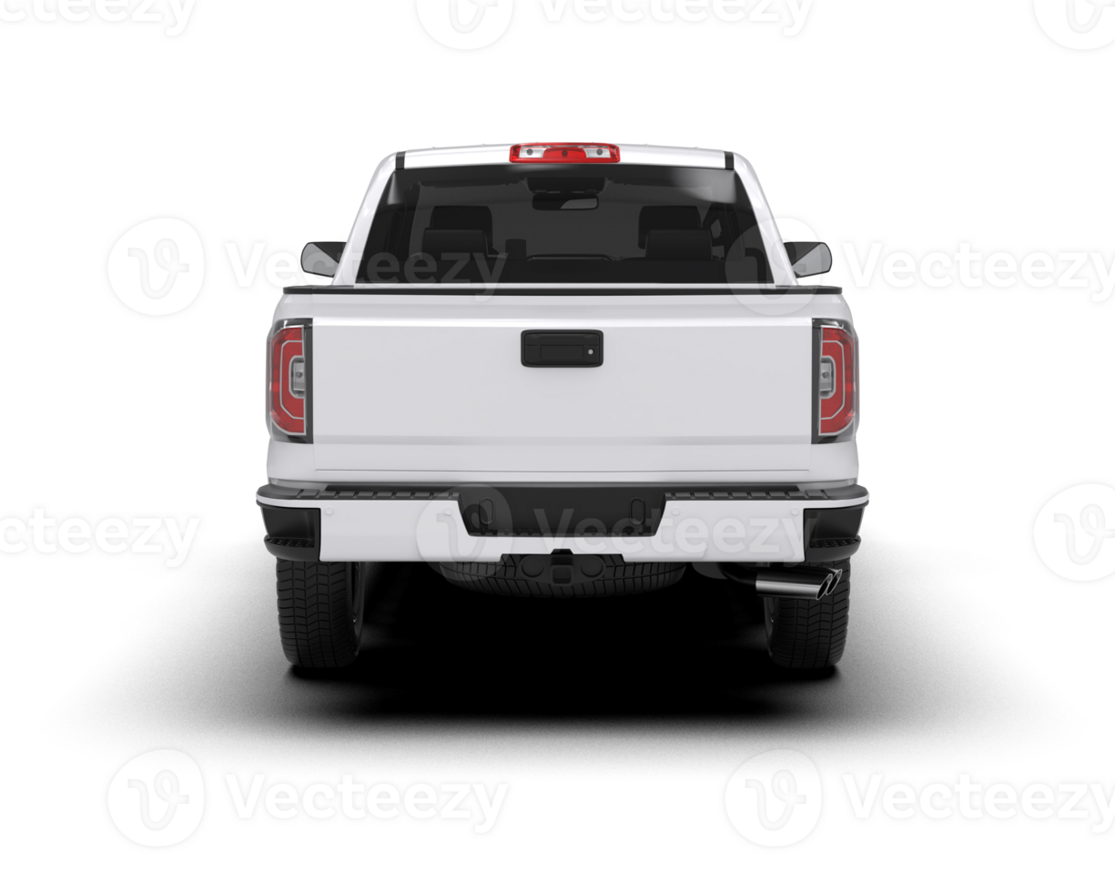Pickup truck isolated on background. 3d rendering - illustration png