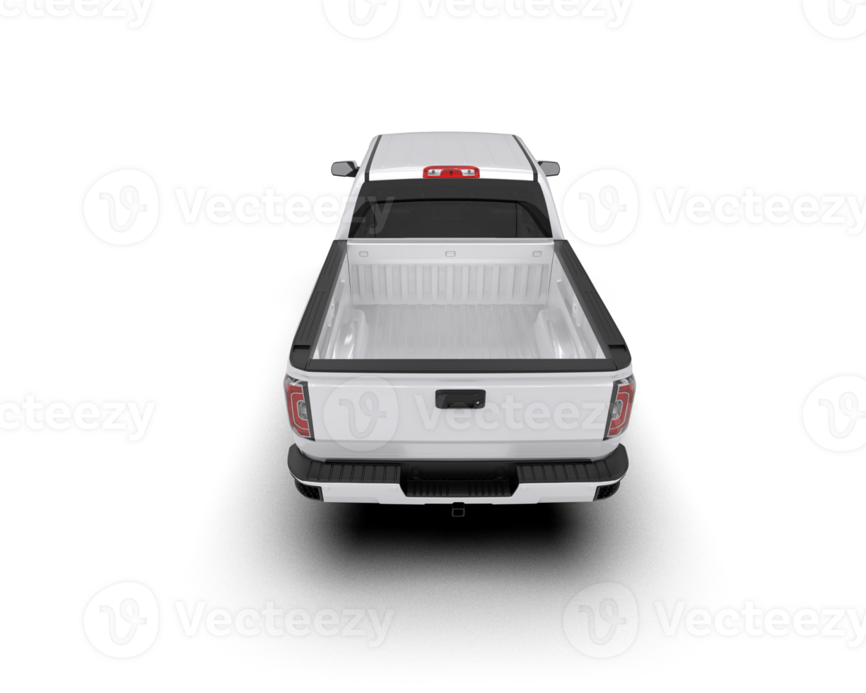 Pickup truck isolated on background. 3d rendering - illustration png