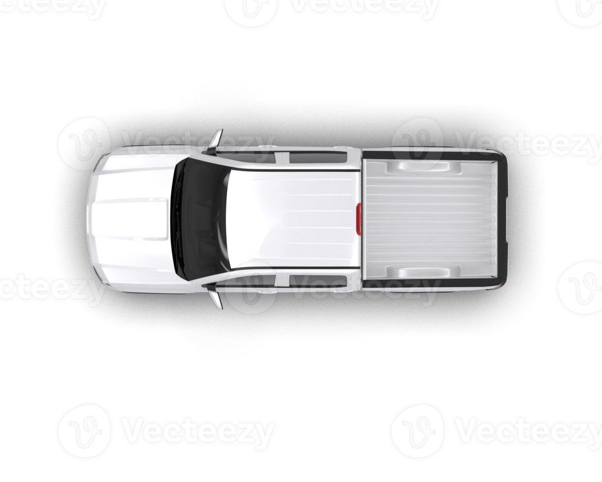 Pickup truck isolated on background. 3d rendering - illustration png