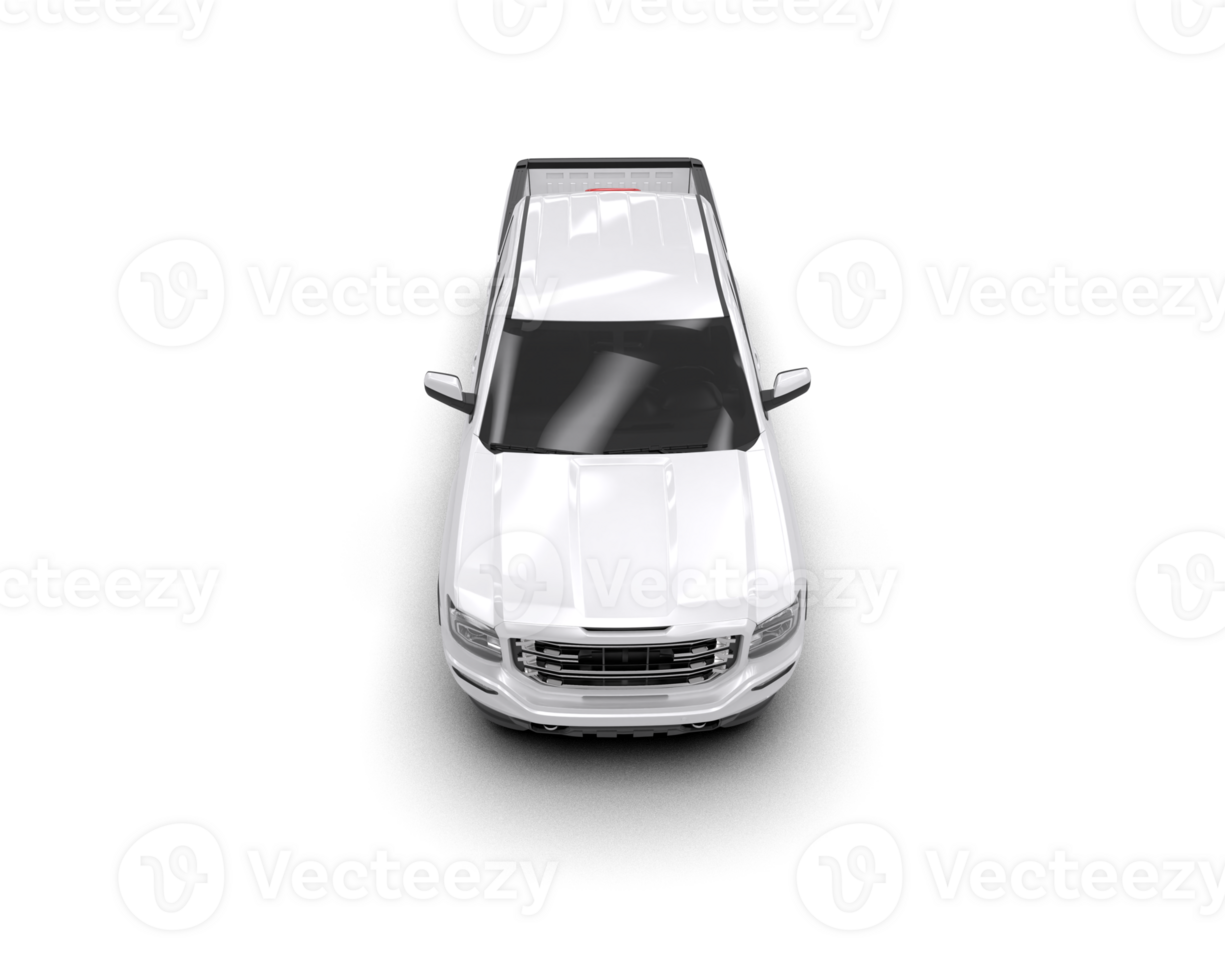 Pickup truck isolated on background. 3d rendering - illustration png