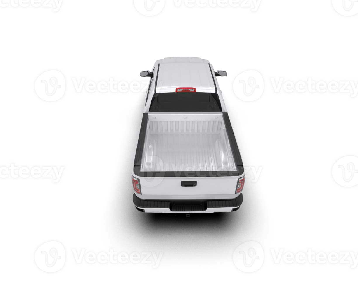 Pickup truck isolated on background. 3d rendering - illustration png