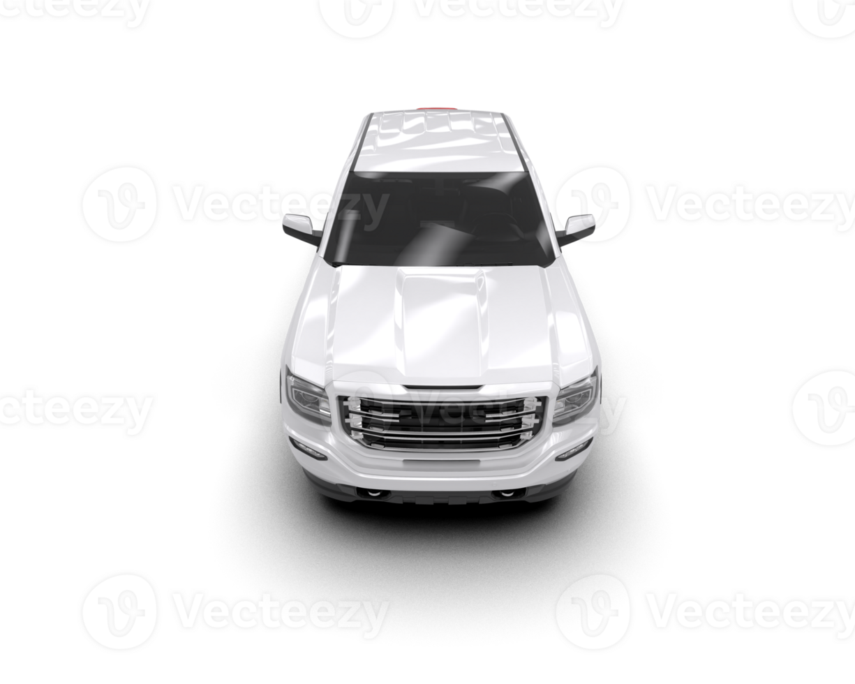 Pickup truck isolated on background. 3d rendering - illustration png