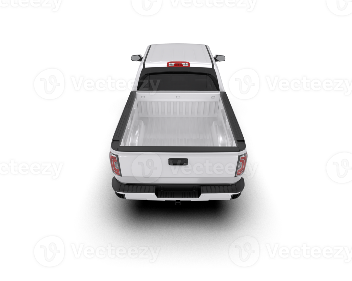 Pickup truck isolated on background. 3d rendering - illustration png