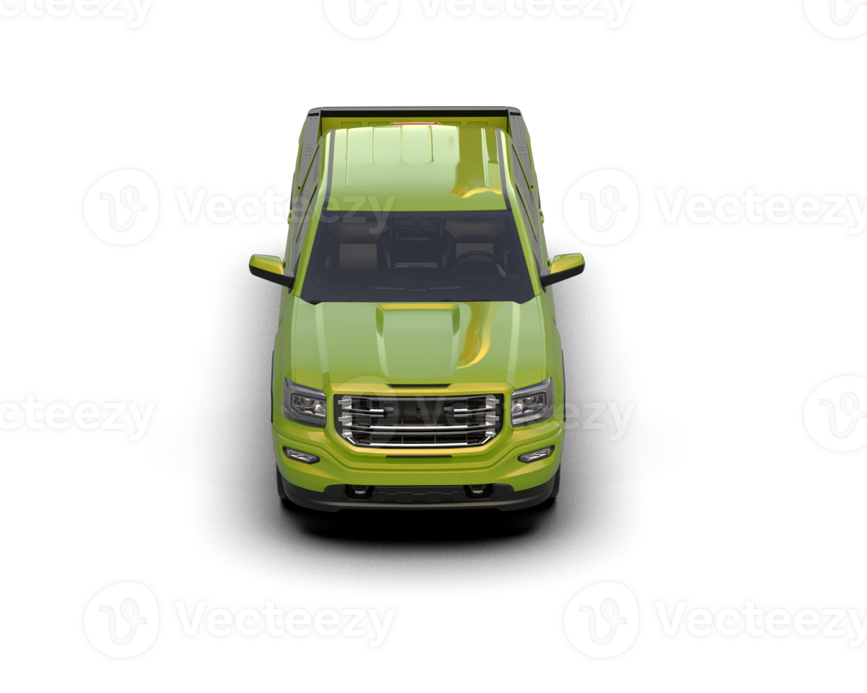 Pickup truck isolated on background. 3d rendering - illustration png