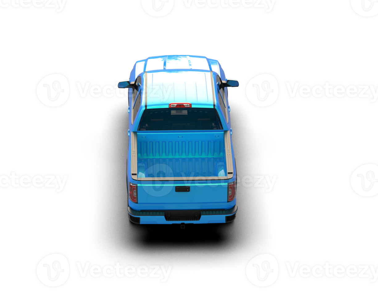 Pickup truck isolated on background. 3d rendering - illustration png