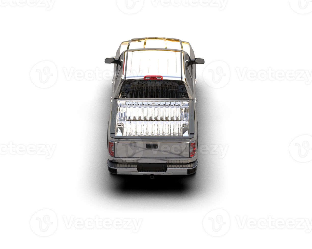 Pickup truck isolated on background. 3d rendering - illustration png