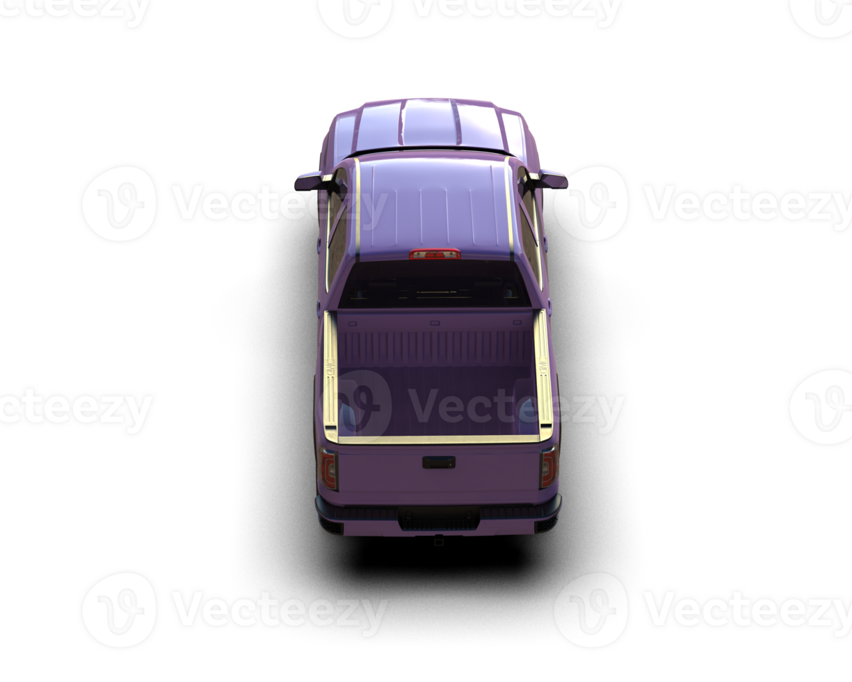 Pickup truck isolated on background. 3d rendering - illustration png