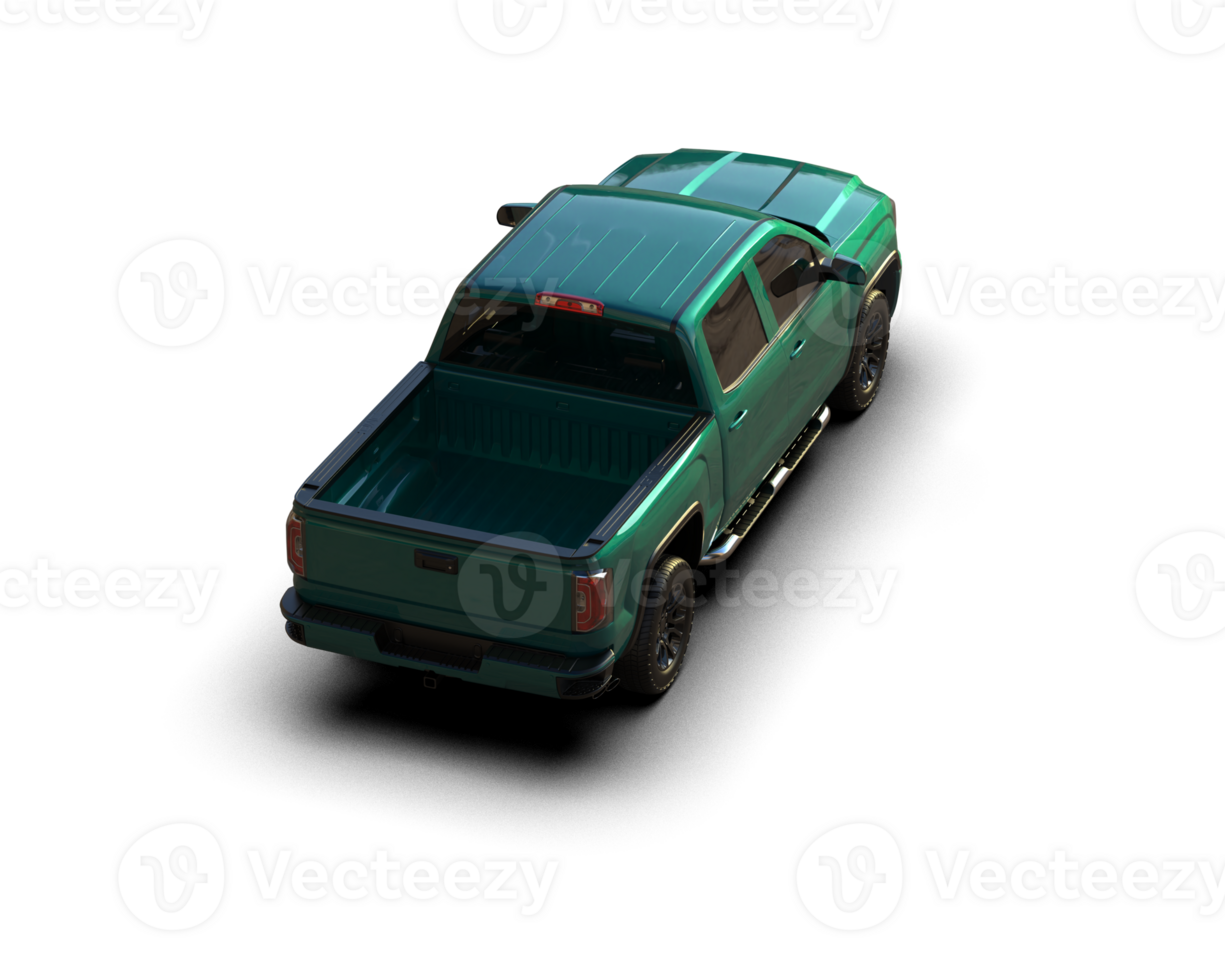 Pickup truck isolated on background. 3d rendering - illustration png