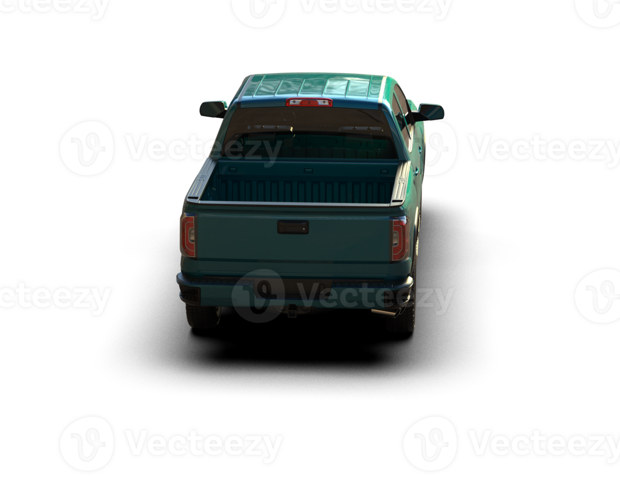 Pickup truck isolated on background. 3d rendering - illustration png