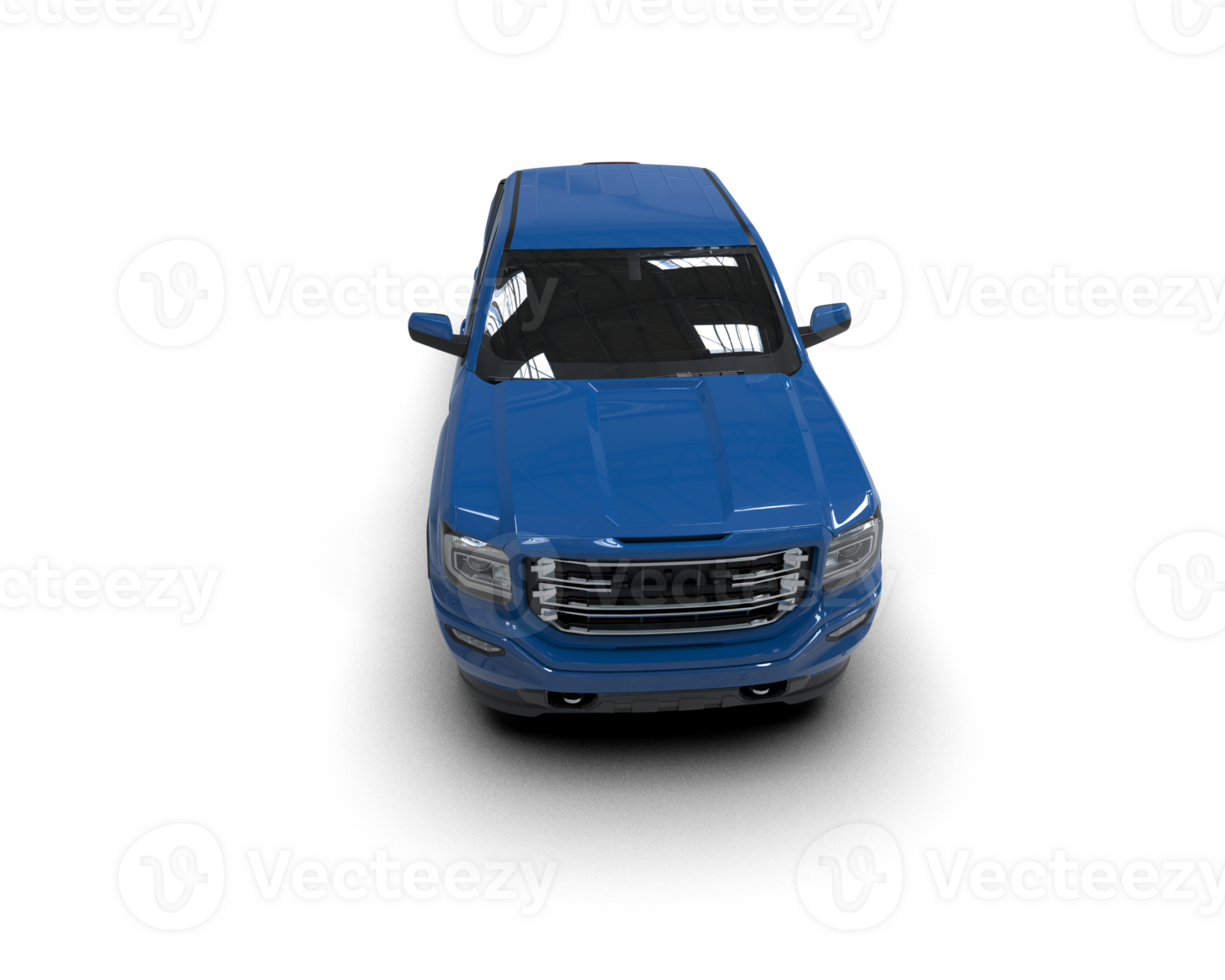 Pickup truck isolated on background. 3d rendering - illustration png
