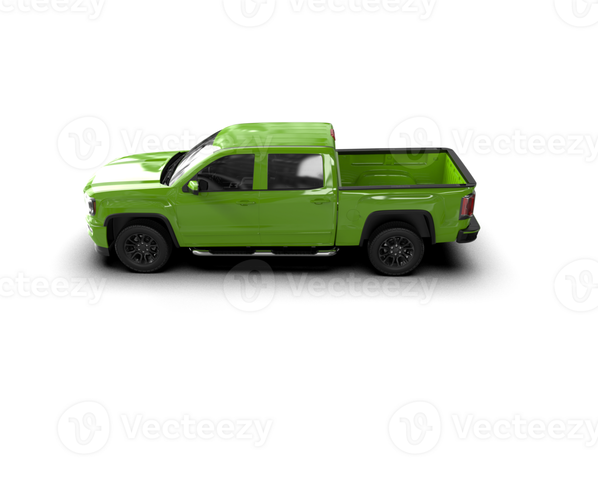 Pickup truck isolated on background. 3d rendering - illustration png