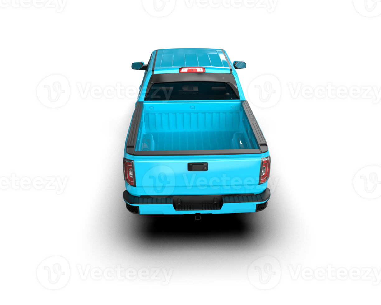 Pickup truck isolated on background. 3d rendering - illustration png
