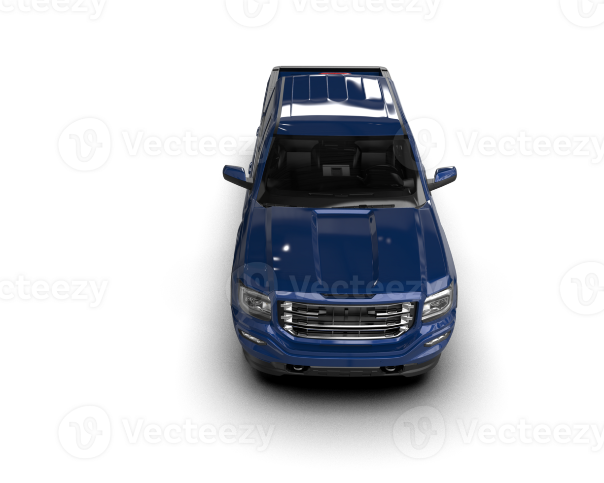 Pickup truck isolated on background. 3d rendering - illustration png