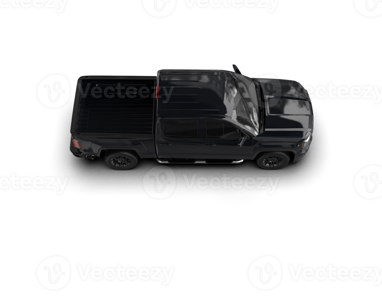 Pickup truck isolated on background. 3d rendering - illustration png