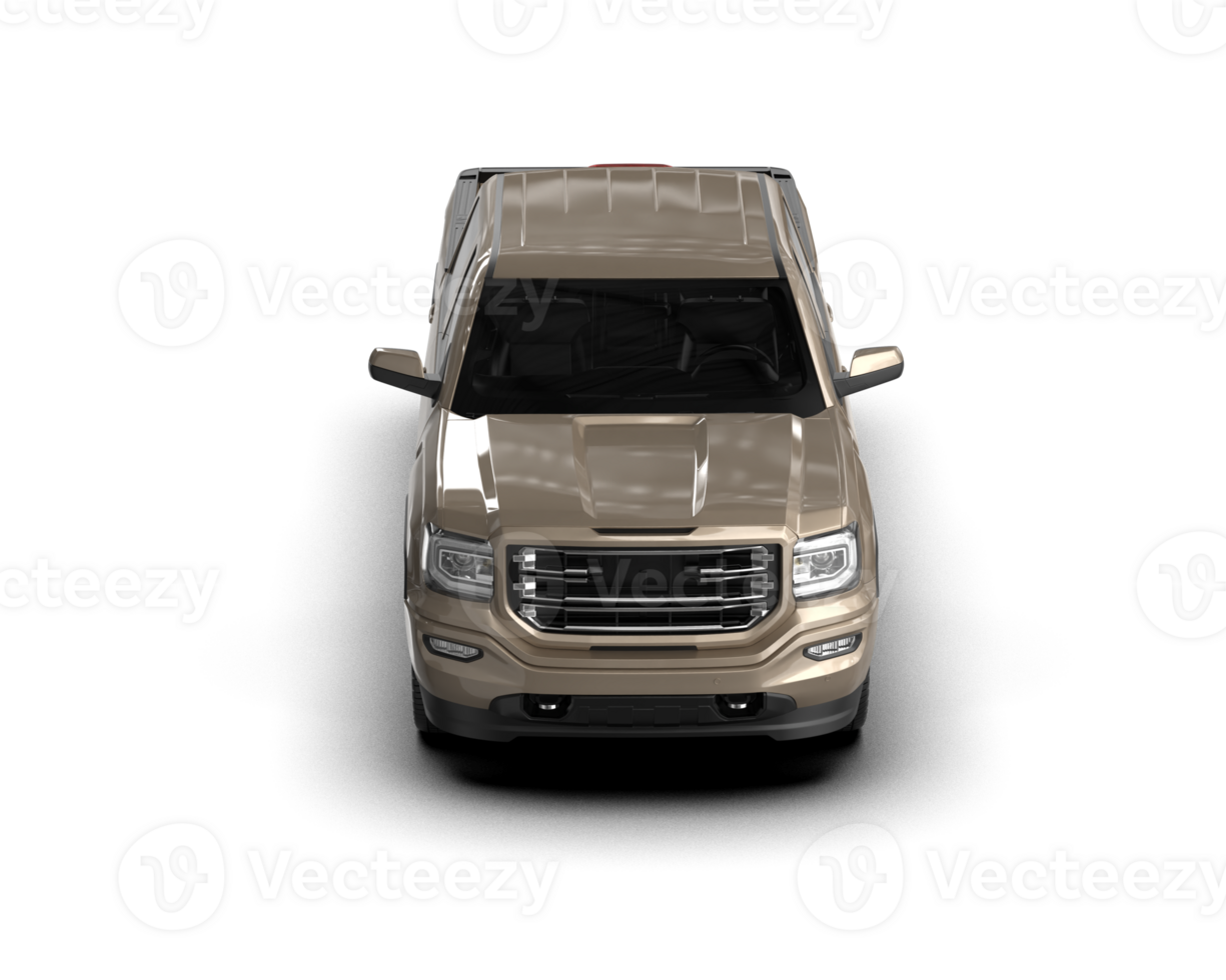 Pickup truck isolated on background. 3d rendering - illustration png