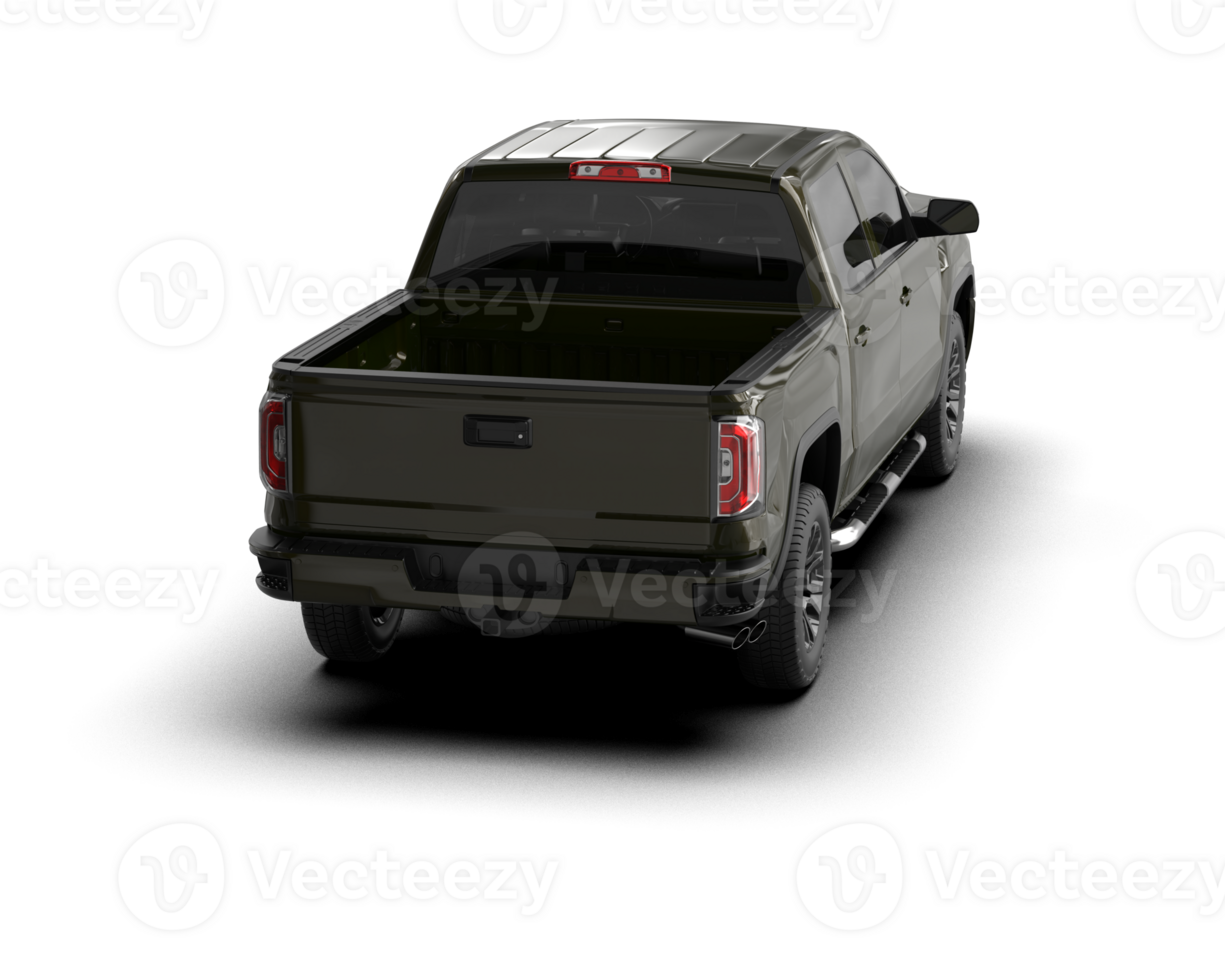Pickup truck isolated on background. 3d rendering - illustration png