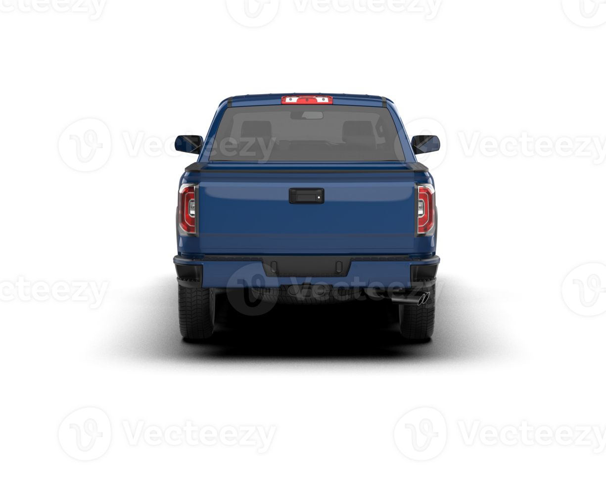 Pickup truck isolated on background. 3d rendering - illustration png