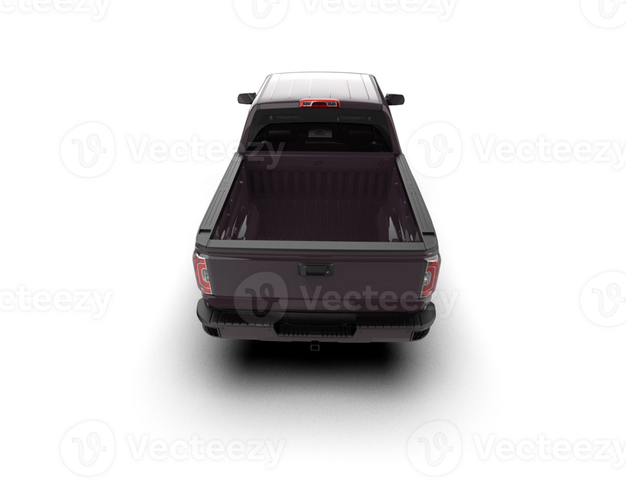 Pickup truck isolated on background. 3d rendering - illustration png