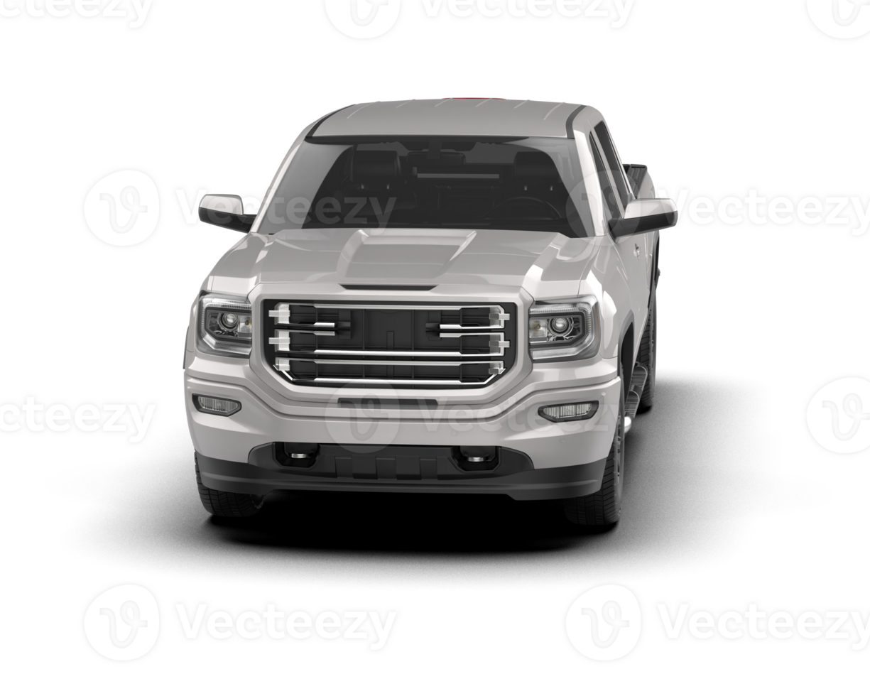 Pickup truck isolated on background. 3d rendering - illustration png
