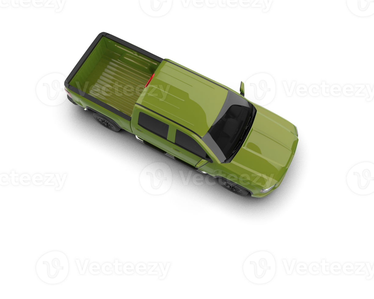 Pickup truck isolated on background. 3d rendering - illustration png