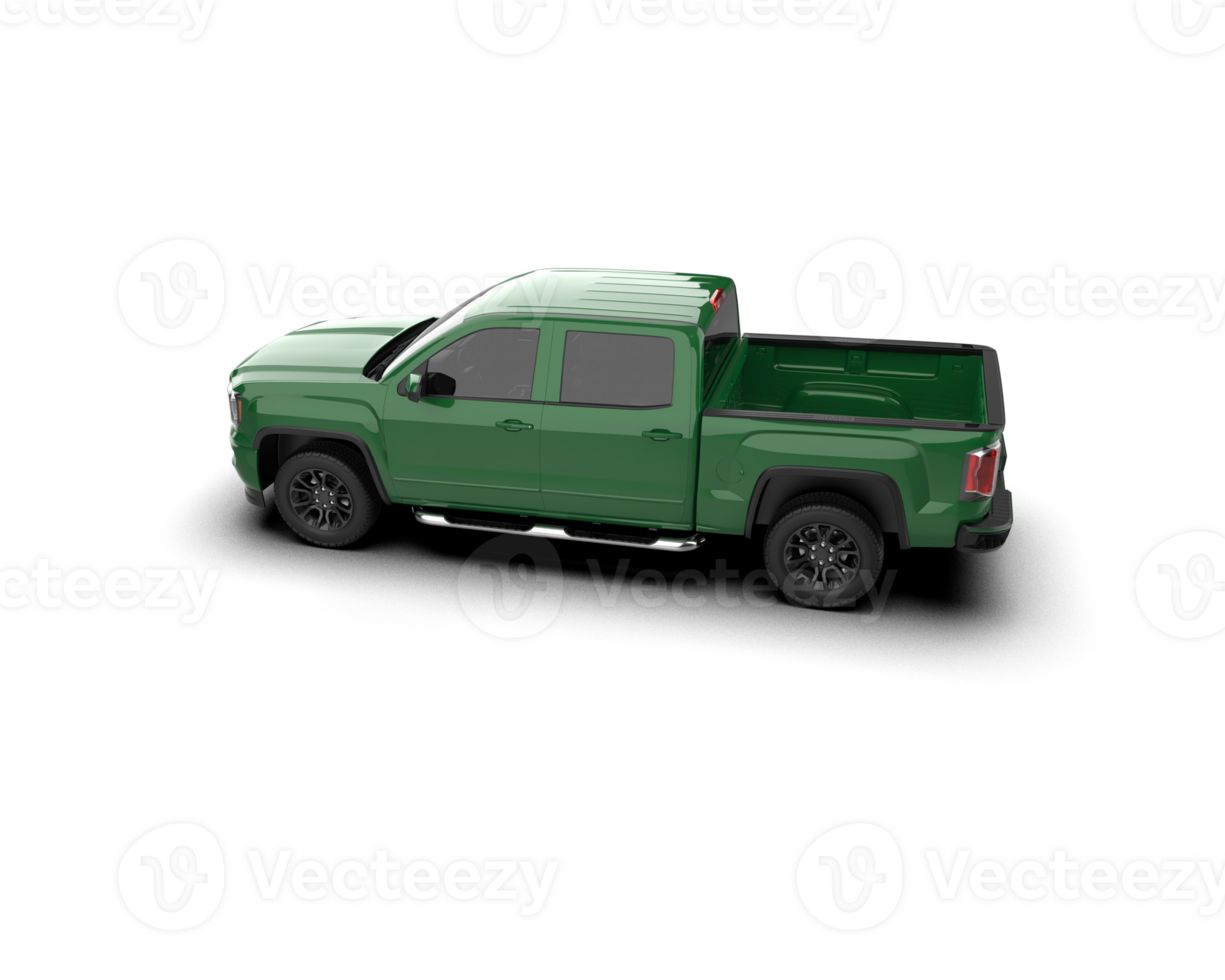 Pickup truck isolated on background. 3d rendering - illustration png