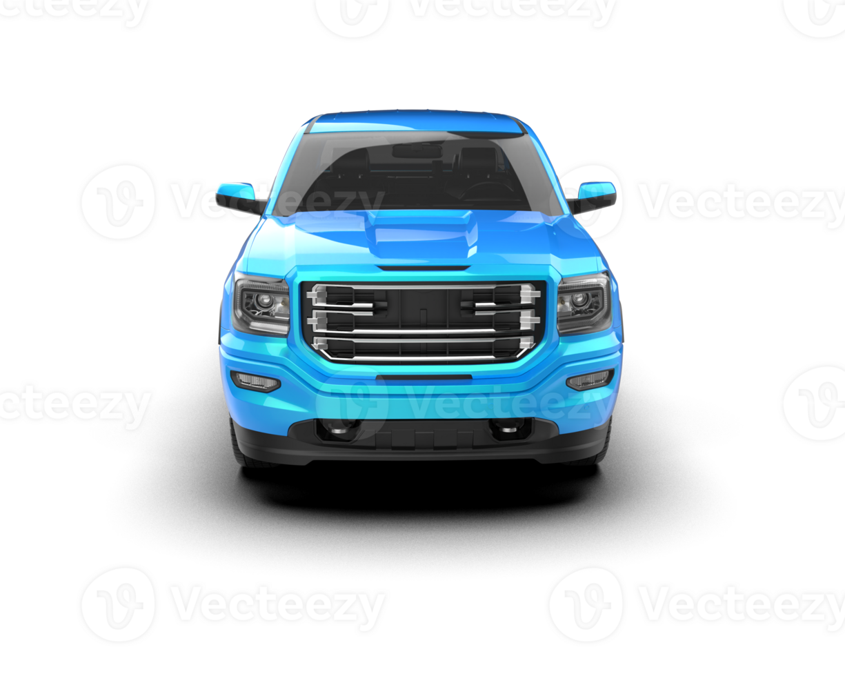 Pickup truck isolated on background. 3d rendering - illustration png