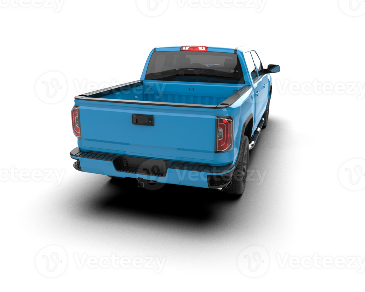 Pickup truck isolated on background. 3d rendering - illustration png