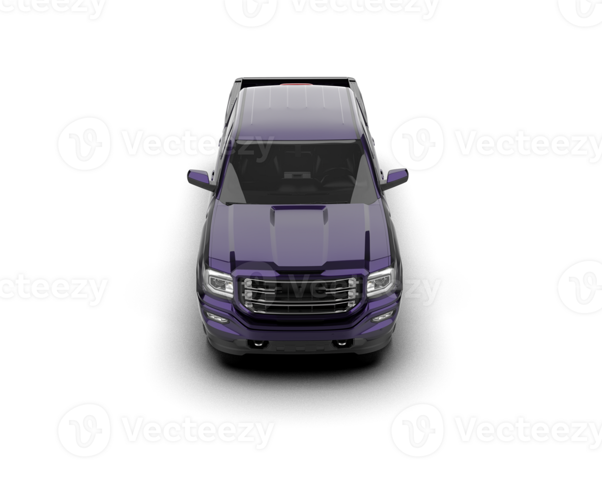 Pickup truck isolated on background. 3d rendering - illustration png