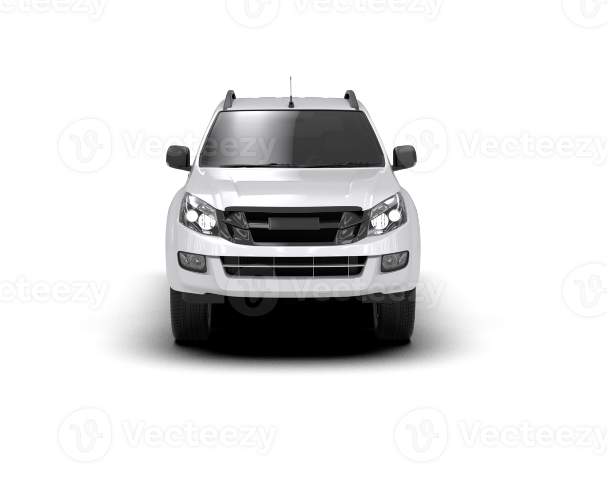 Pickup truck isolated on background. 3d rendering - illustration png
