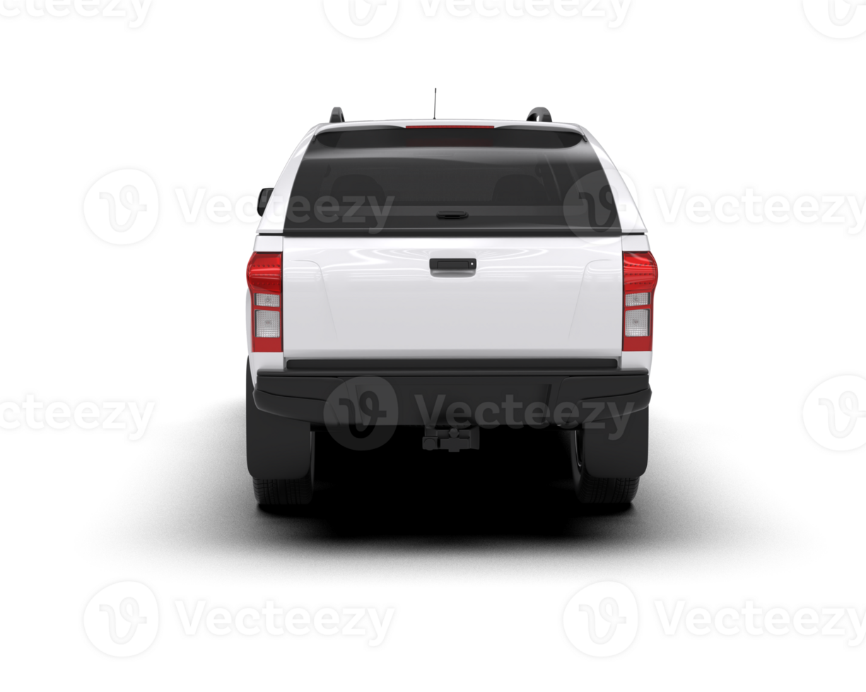 Pickup truck isolated on background. 3d rendering - illustration png