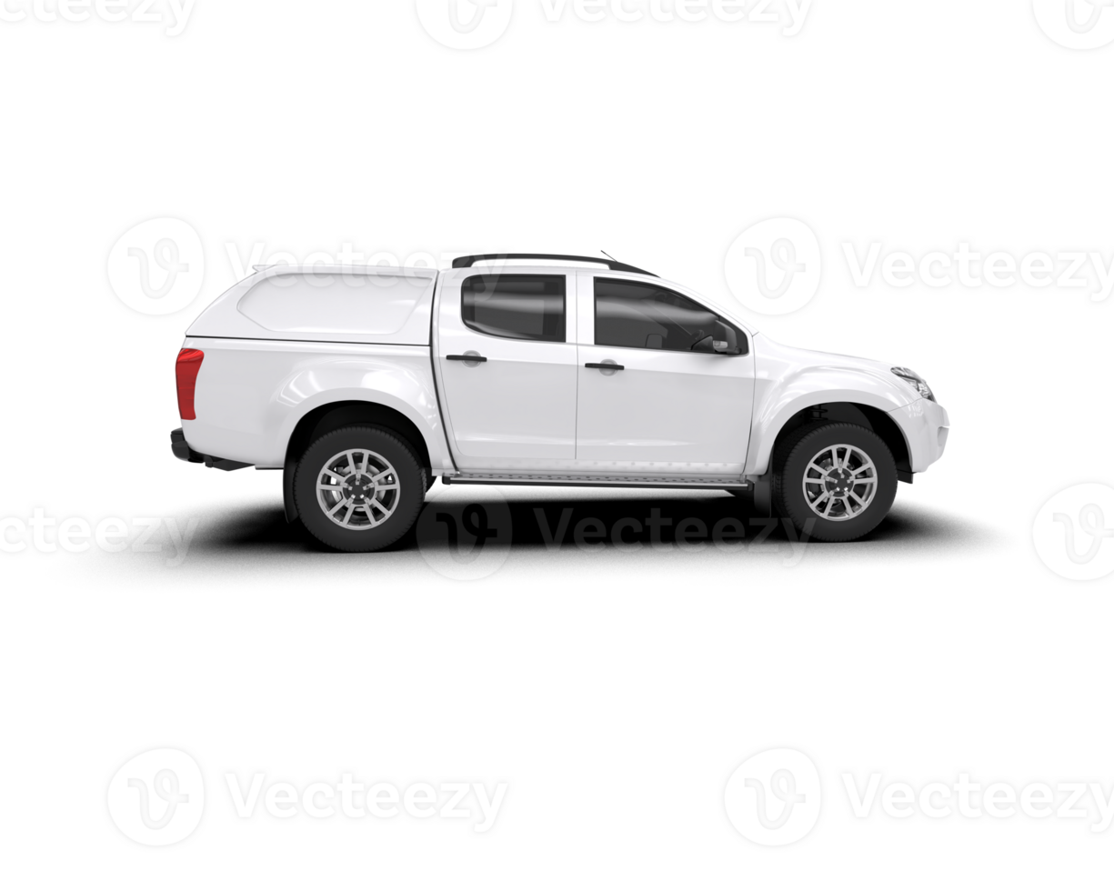 Pickup truck isolated on background. 3d rendering - illustration png