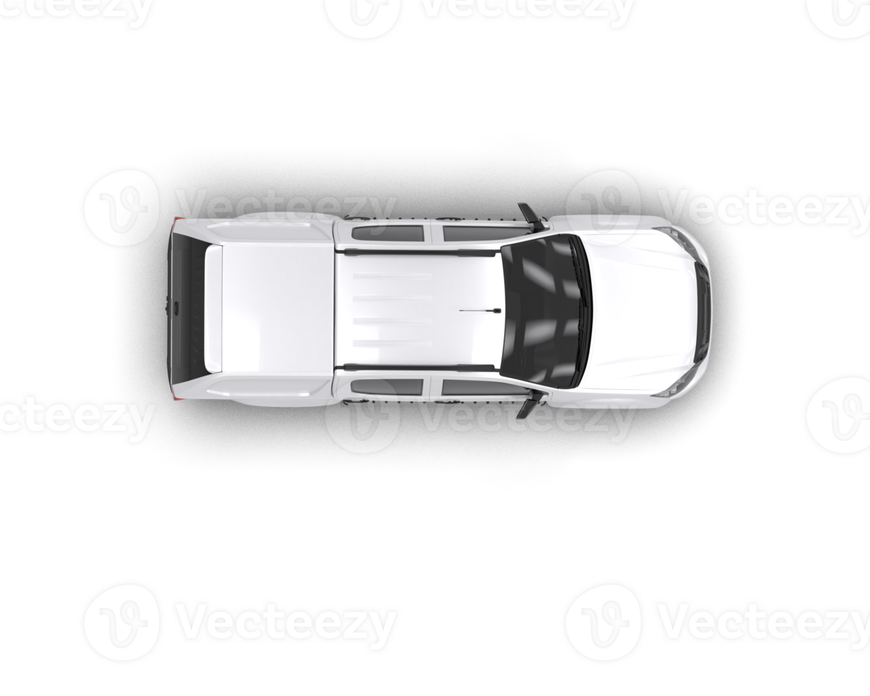 Pickup truck isolated on background. 3d rendering - illustration png