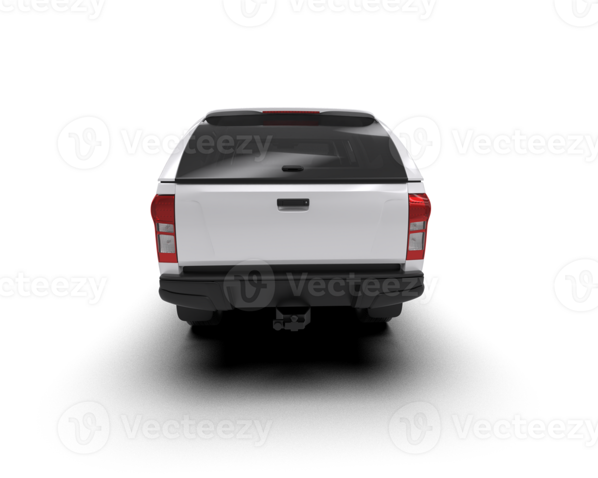 Pickup truck isolated on background. 3d rendering - illustration png
