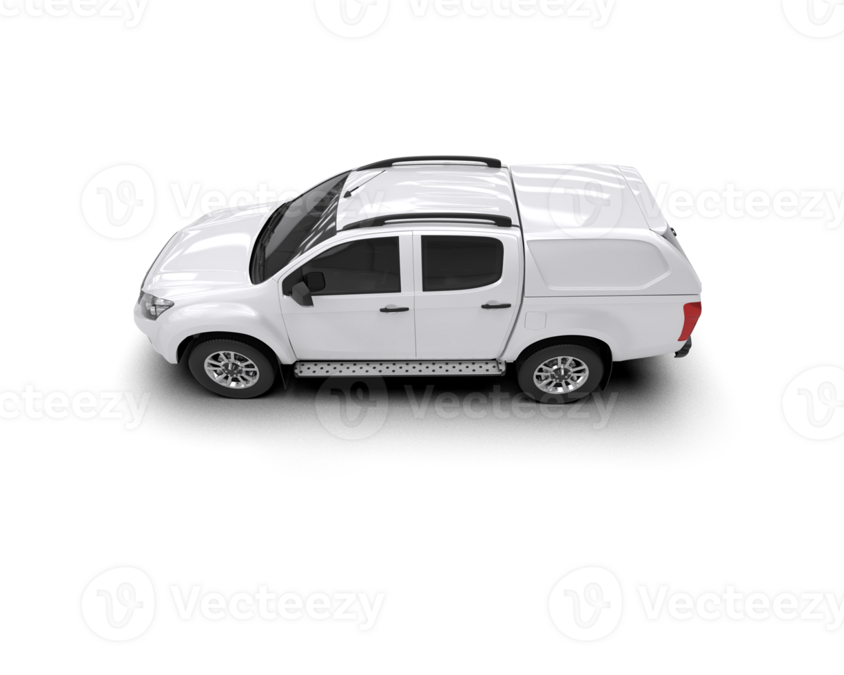 Pickup truck isolated on background. 3d rendering - illustration png