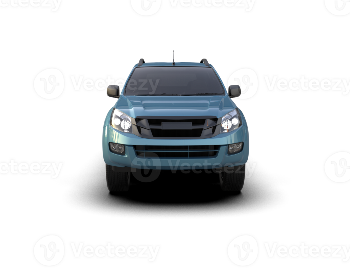 Pickup truck isolated on background. 3d rendering - illustration png