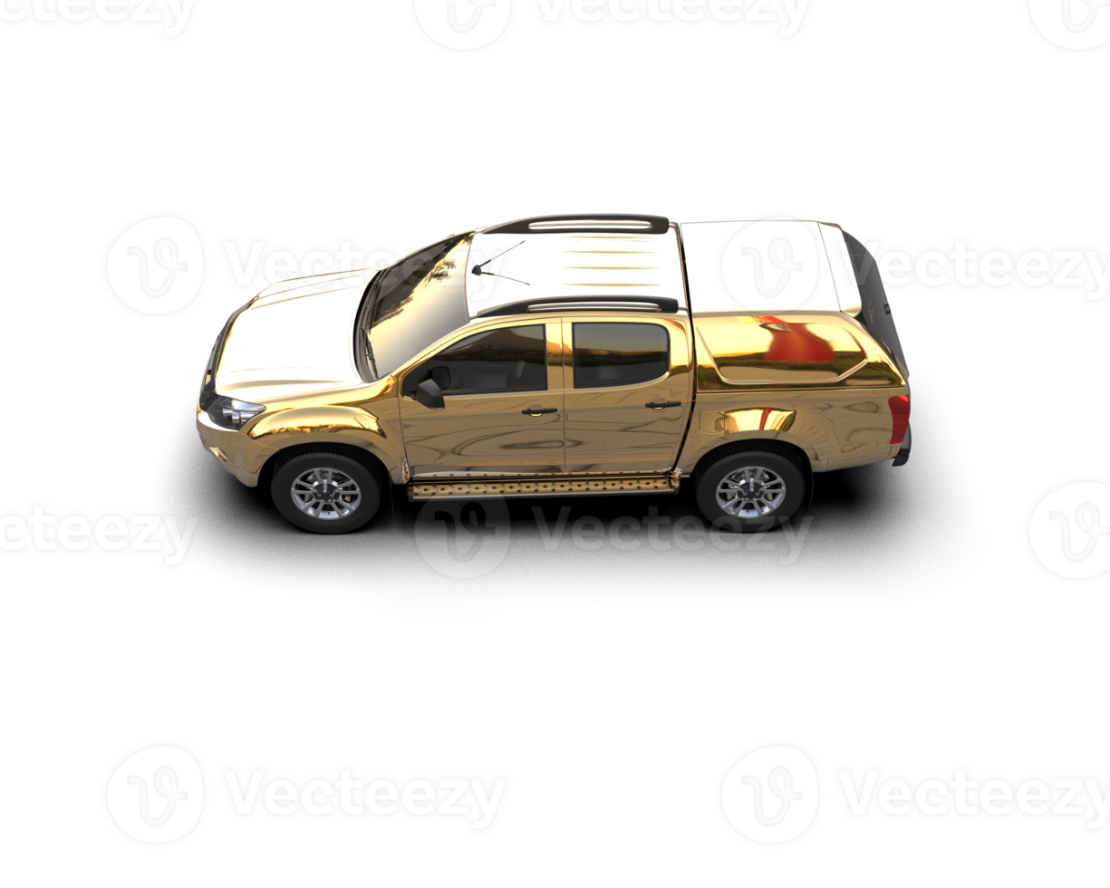 Pickup truck isolated on background. 3d rendering - illustration png