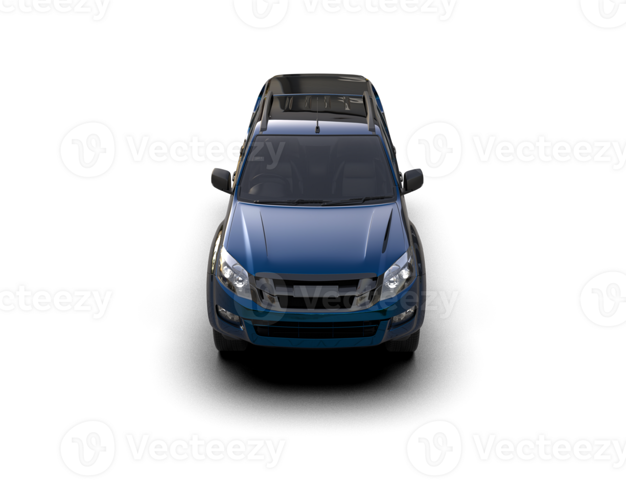 Pickup truck isolated on background. 3d rendering - illustration png