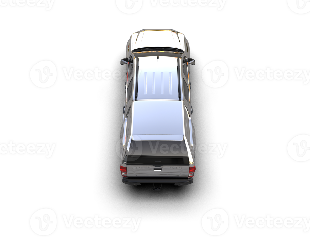 Pickup truck isolated on background. 3d rendering - illustration png