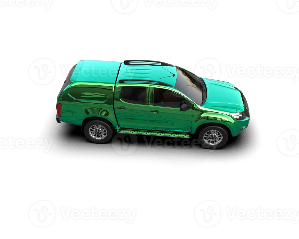 Pickup truck isolated on background. 3d rendering - illustration png