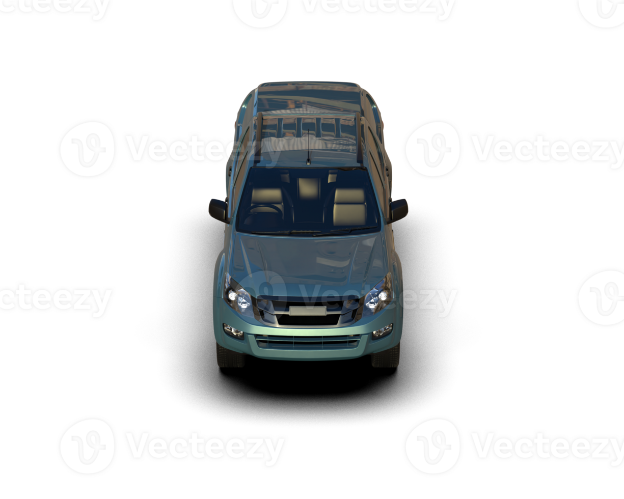 Pickup truck isolated on background. 3d rendering - illustration png