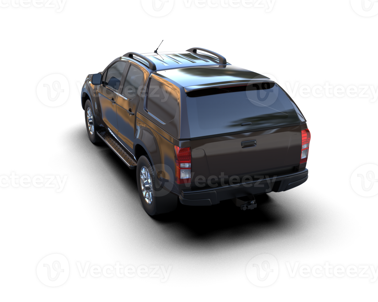Pickup truck isolated on background. 3d rendering - illustration png