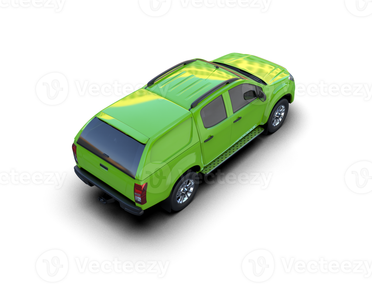 Pickup truck isolated on background. 3d rendering - illustration png