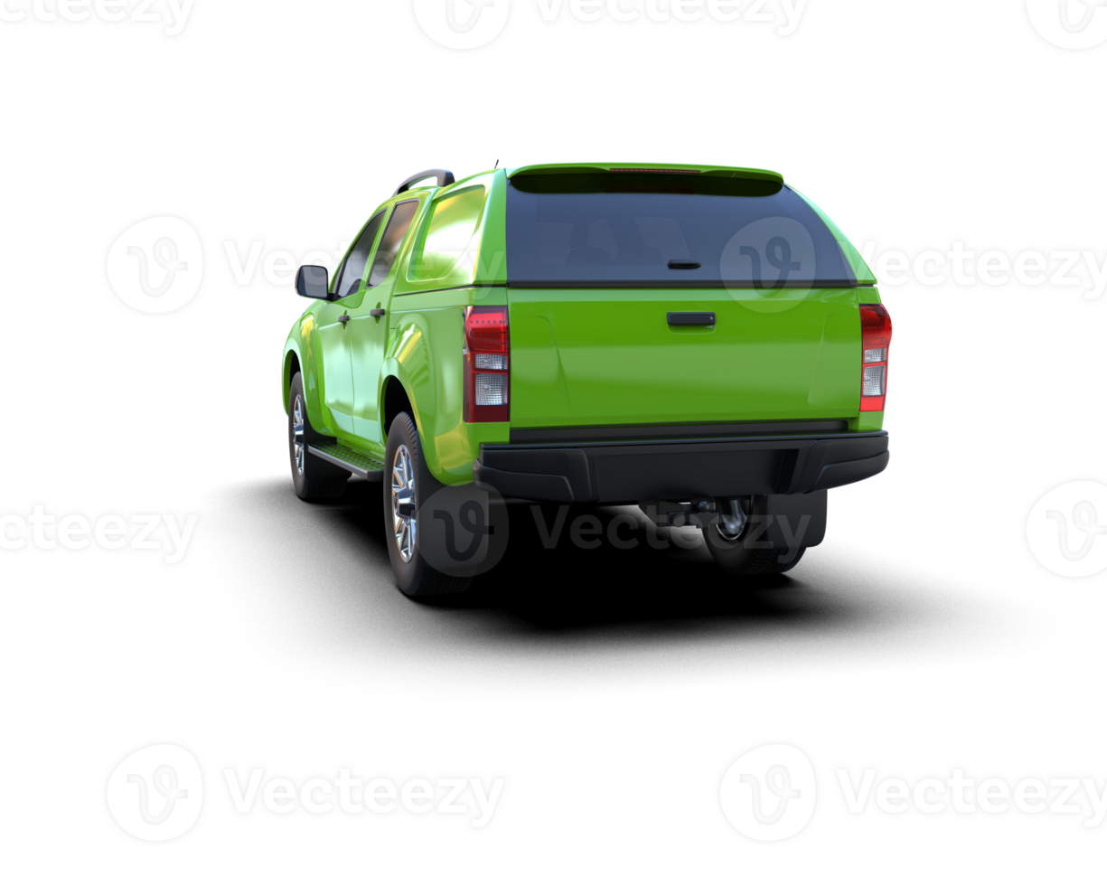 Pickup truck isolated on background. 3d rendering - illustration png