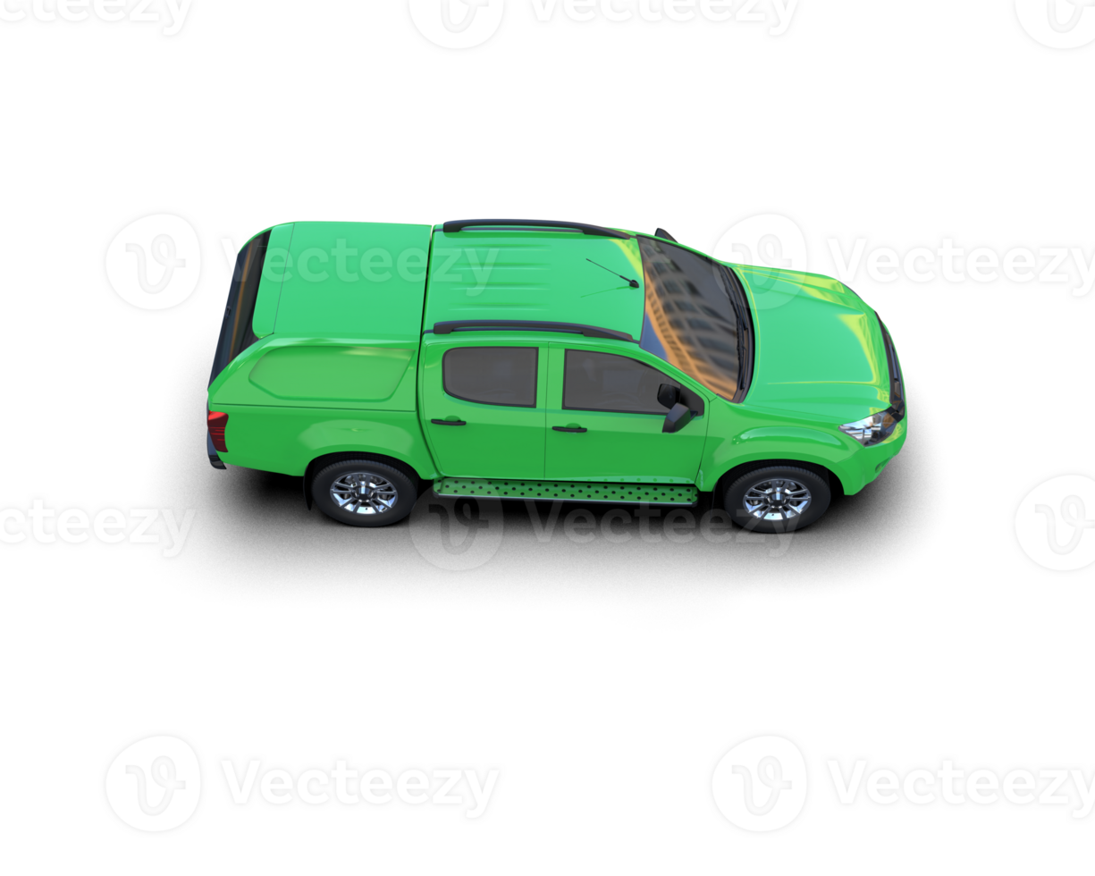 Pickup truck isolated on background. 3d rendering - illustration png