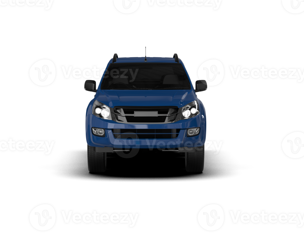 Pickup truck isolated on background. 3d rendering - illustration png