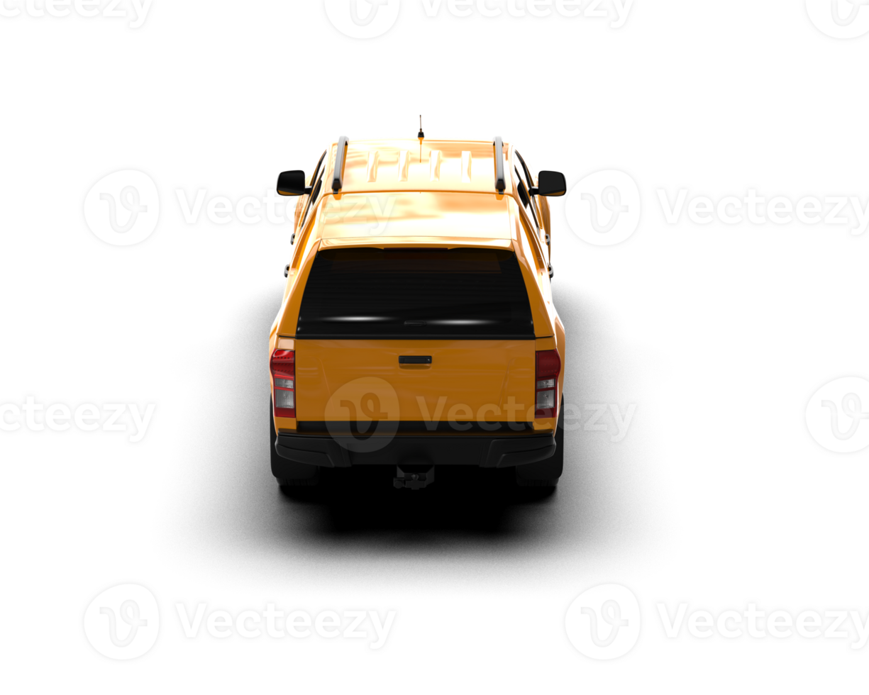 Pickup truck isolated on background. 3d rendering - illustration png
